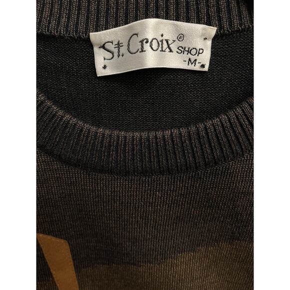 St Croix Vintage Shop/ Trend Pullover Mens M MulticolorMade In USA Lot Of 3 - Picture 3 of 16